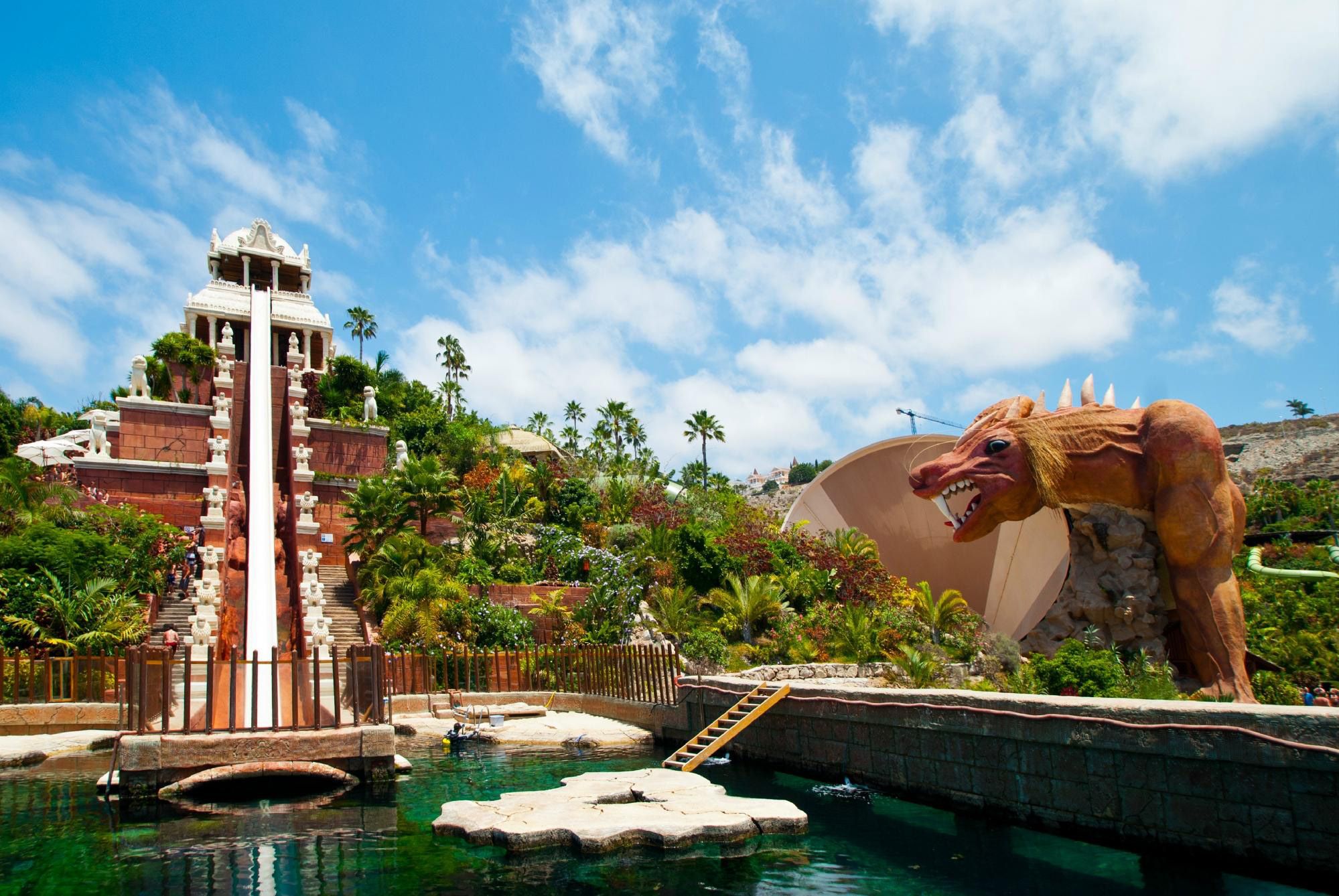 Tower of Power slide in Siam Park